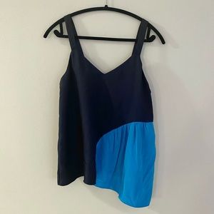 Tibi Colourblock Tank Top Size 4